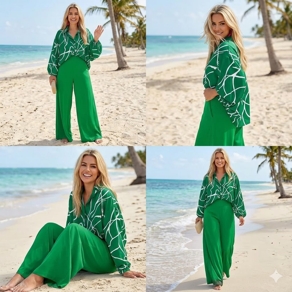 Conjunto Verde Esmeralda